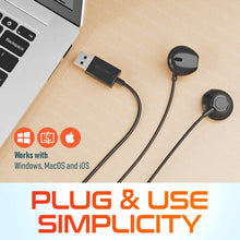 Load image into Gallery viewer, Delton 10E USB A Wired Computer Headset with Microphone  8ft Long Cord Wired
