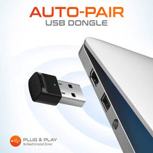 Load image into Gallery viewer, Delton 20X Wireless Computer Headset with USB Dongle Bluetooth Headphone
