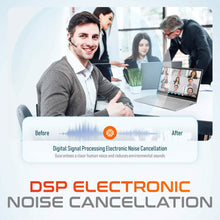 Load image into Gallery viewer, Delton 95X Wireless Computer Headset: Executive Bluetooth Headphone Active Noise Cancellation Earpiece
