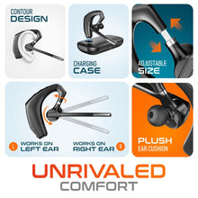 Load image into Gallery viewer, Delton 95X Wireless Computer Headset: Executive Bluetooth Headphone Active Noise Cancellation Earpiece
