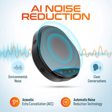 将图片加载到图库查看器，Delton C3900 USB Conference Speaker and Microphone, AI Noise Reduction, 5W Speaker, 16 ft Pickup Distance, 360Â° Voice Pickup Conference Speaker for Office, Home, Online Meetings and More - Black
