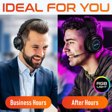 Load image into Gallery viewer, Delton G520 Wireless Bluetooth Headset Gaming and Computer Headphone
