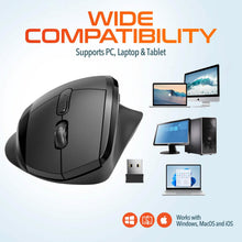 Load image into Gallery viewer, Delton S30 Ergonomic 2.4G Wireless Mouse Optical Computer Pointing Device
