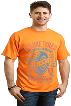 Load image into Gallery viewer, Deluxe Tyres Men's Bamboo Viscose/Organic Cotton Short Sleeve Graphic T-Shirt
