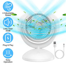 将图片加载到图库查看器，Desk Air Circulator Fan 4 Speed Adjustment
