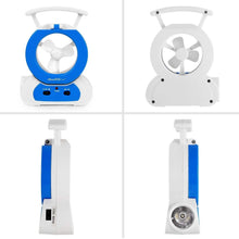 将图片加载到图库查看器，Desk Cooling Fan with 180 Degree Adjustable LED Lamp
