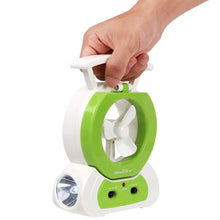 将图片加载到图库查看器，Desk Cooling Fan with 180 Degree Adjustable LED Lamp
