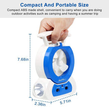 将图片加载到图库查看器，Desk Cooling Fan with 180 Degree Adjustable LED Lamp
