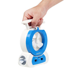 将图片加载到图库查看器，Desk Cooling Fan with 180 Degree Adjustable LED Lamp
