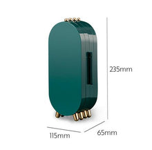 将图片加载到图库查看器，Desktop Jewelry Storage Box Multilayer Dustproof Earrings Rings Necklaces Display Holder Case for Women Jewelry Organizer Box Collapsible Earring Holder Jewelry Organizer Box with Mirror Earring Necklace Jewelry Box Organizer
