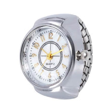 Load image into Gallery viewer, Dial Quartz Watch Creative Steel Cool Elastic Quartz Finger Ring Watch
