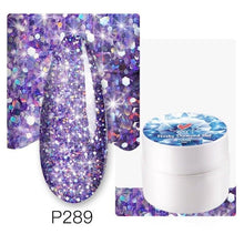 Load image into Gallery viewer, Diamond Gel Nail Polish 5ML Permanent Varnish Painting UV Manicure Reflective Sparkling Luxury Design Nail Gels for Women and Girls
