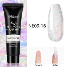 Load image into Gallery viewer, Diamond Gel Nail Polish Poly 15ml Semi Permanent UV Manicure Reflective Sparkling Luxury Shine Design For Women and Girls
