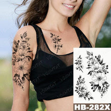 Load image into Gallery viewer, Different Stylish Waterproof Temporary Tattoo Sticker Heart Knife Angel Makeup Tattoos For Women Men
