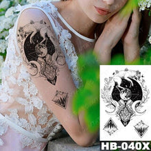 Load image into Gallery viewer, Different Stylish Waterproof Temporary Tattoo Sticker Heart Knife Angel Makeup Tattoos For Women Men
