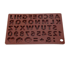 将图片加载到图库查看器，Digit Silicone Chocolate Mold Non-Stick Cake Mould Jelly Candy 3D Molds Kitchen Accessories Reusable Baking Tools Silicone Letter Mold And Number Candy Molds
