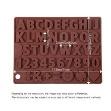 将图片加载到图库查看器，Digit Silicone Chocolate Mold Non-Stick Cake Mould Jelly Candy 3D Molds Kitchen Accessories Reusable Baking Tools Silicone Letter Mold And Number Candy Molds
