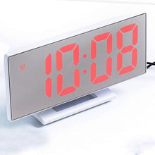 Load image into Gallery viewer, Digital Alarm Clock Alarm Clocks Adjustable Volume Alarm Clock for Bedroom Electronic 7 Inch Number Desktop Alarm Clocks For Kids Bedroom LED Screen  for Kids Bedroom Temperature Snooze Function Desk Table Clock LED Clock Electronic Watch Table
