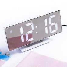 Load image into Gallery viewer, Digital Alarm Clock Alarm Clocks Adjustable Volume Alarm Clock for Bedroom Electronic 7 Inch Number Desktop Alarm Clocks For Kids Bedroom LED Screen  for Kids Bedroom Temperature Snooze Function Desk Table Clock LED Clock Electronic Watch Table
