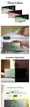 Load image into Gallery viewer, Digital Alarm Clock Alarm Clocks Adjustable Volume Alarm Clock for Bedroom Electronic 7 Inch Number Desktop Alarm Clocks For Kids Bedroom LED Screen  for Kids Bedroom Temperature Snooze Function Desk Table Clock LED Clock Electronic Watch Table
