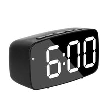 Load image into Gallery viewer, Digital Alarm Clock Digital Clock Large Display LED Alarm Electric Clocks Mirror Surface 3 Levels Brightness Dual USB LED Curved Surface Mirror Electronic Table Clock Large Screen Snooze Desktop Clock For Home Decoration
