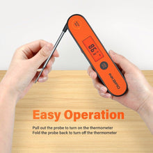 Load image into Gallery viewer, Digital BBQ Thermometer IHT-1P Kitchen Utensil Tools Waterproof BBQ Meat Thermometer For Cooking Food Kitchen Candy Thermometer Calibration Magnet Backlight For Grill Smoker Kitchen Rechargeable Thermometer With Backlight &amp; Calibration
