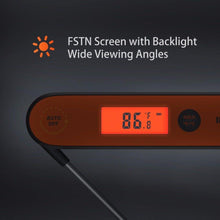 Load image into Gallery viewer, Digital BBQ Thermometer IHT-1P Kitchen Utensil Tools Waterproof BBQ Meat Thermometer For Cooking Food Kitchen Candy Thermometer Calibration Magnet Backlight For Grill Smoker Kitchen Rechargeable Thermometer With Backlight &amp; Calibration
