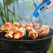 Load image into Gallery viewer, Digital Foldable Thermometer Food BBQ Meat Oven Instant Read Food Thermometer For Cooking Digital Kitchen Thermometer Probe With Backlight &amp; Reversible Display Cooking Thermometer For Folding Kitchen Thermometer For Cooking Water Oil Grill Tools
