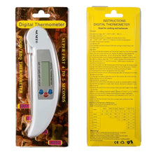 Load image into Gallery viewer, Digital Foldable Thermometer Food BBQ Meat Oven Instant Read Food Thermometer For Cooking Digital Kitchen Thermometer Probe With Backlight &amp; Reversible Display Cooking Thermometer For Folding Kitchen Thermometer For Cooking Water Oil Grill Tools
