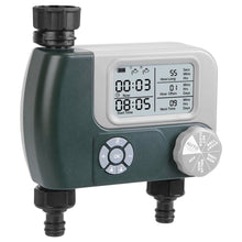 将图片加载到图库查看器，Digital Programmable Sprinkler Timer with 2 Outlet Zones
