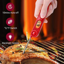 Load image into Gallery viewer, Digital Read Meat Thermometer Best Waterproof Thermometer for Kitchen Cooking Food BBQ Grill And Oil Deep Fry Candy  Kitchen Cooking Food Thermometer With Backlight Magnet For Deep Fry Grill Smoker Thermometer

