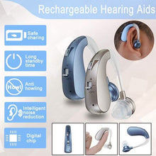 Load image into Gallery viewer, Digital Rechargeable Hearing Aids Acousticon Amplifier Audiphone Behind Ear Sound
