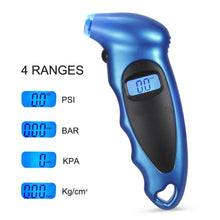 将图片加载到图库查看器，Digital Tire Pressure Gauge 150 PSI 4 Settings
