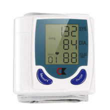 Load image into Gallery viewer, Digital Wrist Blood Pressure Monitor
