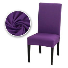 Load image into Gallery viewer, Dining Chair Covers Stretch Chair Covers Parsons Chair Slipcover Removable Anti Dirty Seat Chair Cover Spandex Kitchen Cover for Banquet Wedding Dinner Restaurant house
