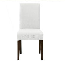 将图片加载到图库查看器，Dining Room Chair Cover Spandex Elastic Stretch Slipcover For Chairs Kitchen Hotel Banquet Sure Fit Home Décor Stretch Short Dining Room Chair One Piece Slipcover Form Fit Polyester/Spandex Machine Washable
