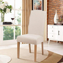 将图片加载到图库查看器，Dining Room Chair Cover Spandex Elastic Stretch Slipcover For Chairs Kitchen Hotel Banquet Sure Fit Home Décor Stretch Short Dining Room Chair One Piece Slipcover Form Fit Polyester/Spandex Machine Washable
