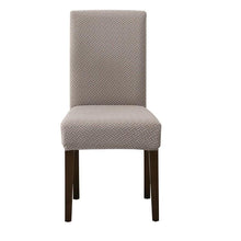 将图片加载到图库查看器，Dining Room Chair Cover Spandex Elastic Stretch Slipcover For Chairs Kitchen Hotel Banquet Sure Fit Home Décor Stretch Short Dining Room Chair One Piece Slipcover Form Fit Polyester/Spandex Machine Washable
