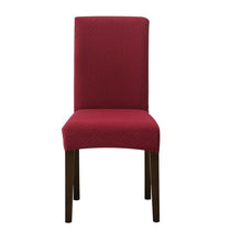 将图片加载到图库查看器，Dining Room Chair Cover Spandex Elastic Stretch Slipcover For Chairs Kitchen Hotel Banquet Sure Fit Home Décor Stretch Short Dining Room Chair One Piece Slipcover Form Fit Polyester/Spandex Machine Washable
