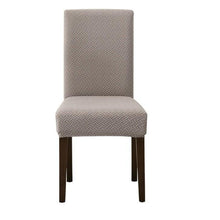 将图片加载到图库查看器，Dining Room Chair Cover Spandex Elastic Stretch Slipcover For Chairs Kitchen Hotel Banquet Sure Fit Home Décor Stretch Short Dining Room Chair One Piece Slipcover Form Fit Polyester/Spandex Machine Washable
