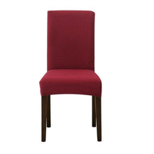 将图片加载到图库查看器，Dining Room Chair Cover Spandex Elastic Stretch Slipcover For Chairs Kitchen Hotel Banquet Sure Fit Home Décor Stretch Short Dining Room Chair One Piece Slipcover Form Fit Polyester/Spandex Machine Washable
