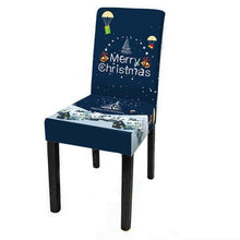 将图片加载到图库查看器，Dining Room Chair Protector Slipcovers Popular New Holiday Universal Size Christmas Printing Chair Cover Stretch Washable Detachable Seat Covers For Hotel Banquet Home Christmas Party
