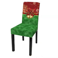 将图片加载到图库查看器，Dining Room Chair Protector Slipcovers Popular New Holiday Universal Size Christmas Printing Chair Cover Stretch Washable Detachable Seat Covers For Hotel Banquet Home Christmas Party
