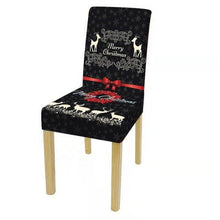 将图片加载到图库查看器，Dining Room Chair Protector Slipcovers Popular New Holiday Universal Size Christmas Printing Chair Cover Stretch Washable Detachable Seat Covers For Hotel Banquet Home Christmas Party
