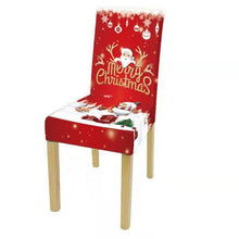 将图片加载到图库查看器，Dining Room Chair Protector Slipcovers Popular New Holiday Universal Size Christmas Printing Chair Cover Stretch Washable Detachable Seat Covers For Hotel Banquet Home Christmas Party
