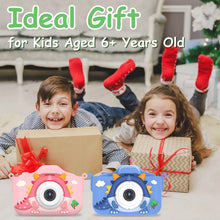 Load image into Gallery viewer, Dinosaur Kids Selfie 48MP 1080P HD Cartoon Digital Camera
