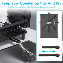 Load image into Gallery viewer, Dish Drying Rack Drain Board Utensil Holder Organizer
