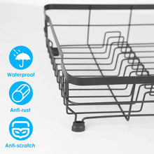 Load image into Gallery viewer, Dish Drying Rack Drain Board Utensil Holder Organizer
