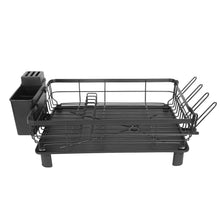 Load image into Gallery viewer, Dish Drying Rack Drain Board Utensil Holder Organizer
