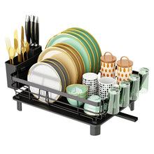Load image into Gallery viewer, Dish Drying Rack Drain Board Utensil Holder Organizer
